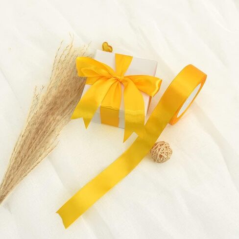 5 Colors Satin Ribbon Rolls, 0.8 Inch x 120 Yards Mixed Bright Dark Gorgeous Color Set Fabric Ribbon for Gift Wrapping Embellish Wedding Birthday Party Decoration Bow Making Floral Craft Sewing in Saudi Arabia
