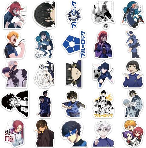 Anime 50PCS My Hero Academia Stickers for Kids, Cool Waterproof Vinyl Decal for Teen Adult Boy Laptop, Travel Case, Phone, Bike, Water Bottle, Guitar, Computer, Skateboard (My Hero) in Saudi Arabia