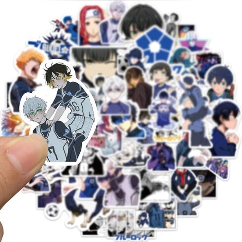 Anime 50PCS My Hero Academia Stickers for Kids, Cool Waterproof Vinyl Decal for Teen Adult Boy Laptop, Travel Case, Phone, Bike, Water Bottle, Guitar, Computer, Skateboard (My Hero) in Saudi Arabia
