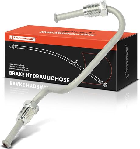 A-Premium Rear Passenger Brake Hydraulic Hose Compatible with Volkswagen and Audi Model - Jetta 2005-2018, Golf 2010-2014, Golf R 2012-2013, Beetle 2012-2019, A3, A3 Quattro, Eos, GTI, TT, R32, Rabbit in Saudi Arabia