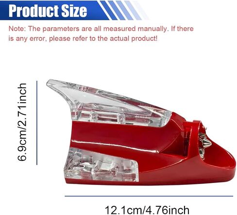 YoRise Car Roof Wind Powered LED Light, Shark Fin Warning Flash Lamp, Waterproof Self-Adhesive Car Antenna Topper Decorative Lights, Roof Tail Light Decoration Replacement for Most Cars (White) in Kuwait