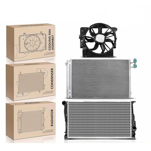 Replacement Parts for Radiator&AC Condenser&Cooling Fan Kit for BMW E84 2013-2015 X1 E89 Z4 3.0L Mod-AP88P-35128 in Saudi Arabia