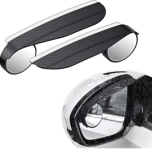 [Oktree 2-Pack Blind Spot Car Rearview Mirrors] Universal 360° Adjustable Round Rearview Mirrors | Wide-Angle Car Accessories for Cars, Trucks, and SUVs (2) in Saudi Arabia