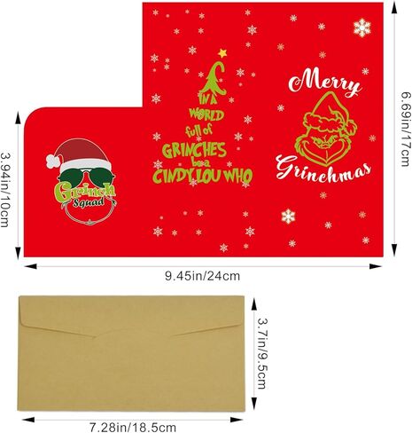 Christmas Money Card Holder Set - 30-Pack Money Card with Envelopes, Cash Gift Card Holders for Christmas Party Decoration Favors in Saudi Arabia