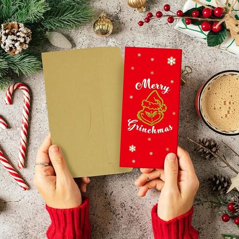 Christmas Money Card Holder Set - 30-Pack Money Card with Envelopes, Cash Gift Card Holders for Christmas Party Decoration Favors in Saudi Arabia