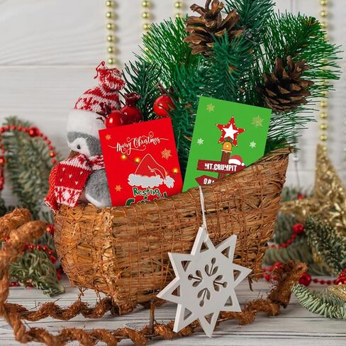 Christmas Money Card Holder Set - 30-Pack Money Card with Envelopes, Cash Gift Card Holders for Christmas Party Decoration Favors in Saudi Arabia