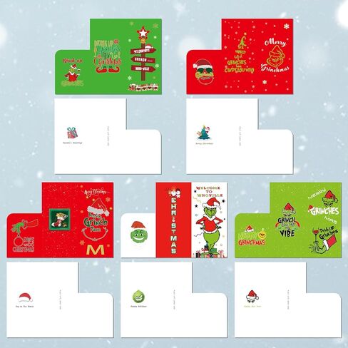 Christmas Money Card Holder Set - 30-Pack Money Card with Envelopes, Cash Gift Card Holders for Christmas Party Decoration Favors in Saudi Arabia