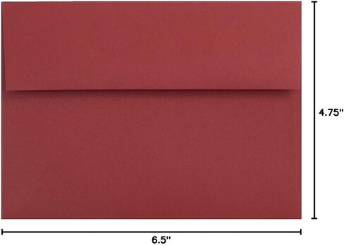 JAM PAPER #10 Business Premium Envelopes - 4 1/8 x 9 1/2 - Dark Red - 100/Pack in Saudi Arabia