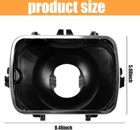 42437 Headlamp Bucket Mounting Kit (2 Pack) - Compatible with GMC Chevrolet Oldsmobile Buick Pontiac Cadillac, Replaces 5966249, 5968095, 5969466, 5X7 Headlight Bucket in Saudi Arabia