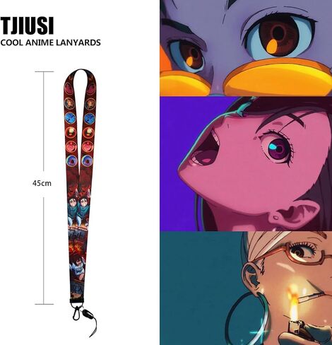 Anime Badge Lanyard with Cool Keychain Neck Lanyard Funny Gojo Merch Party Supplies for Women Men Teachers in Saudi Arabia