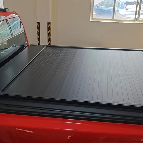 Aluminum Retractable Tonneau Cover Compatible for GMC Hummer EV 2022 2023 2024 2025 Bed Cover with Lock, Durable Truck Back Cover Accessories(Key Lock) in Saudi Arabia
