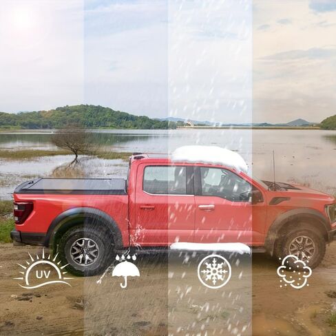 Aluminum Retractable Tonneau Cover Compatible for GMC Hummer EV 2022 2023 2024 2025 Bed Cover with Lock, Durable Truck Back Cover Accessories(Key Lock) in Saudi Arabia