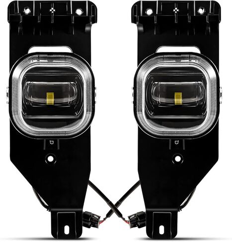 مصباح ضباب LED FIERYRED متوافق مع 2005 2006 2007 F250 وF350، مصباح ضباب القيادة OEM مع لمبة LED، IP 68 مقاوم للماء in Kuwait