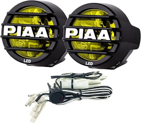"PIAA 22-05372 LP530 Yellow 3.5" LED Ion Driving Light Kit، أبيض in Saudi Arabia