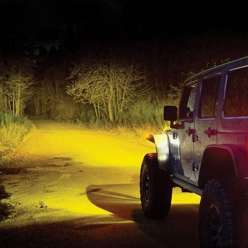 "PIAA 22-05372 LP530 Yellow 3.5" LED Ion Driving Light Kit، أبيض in Saudi Arabia