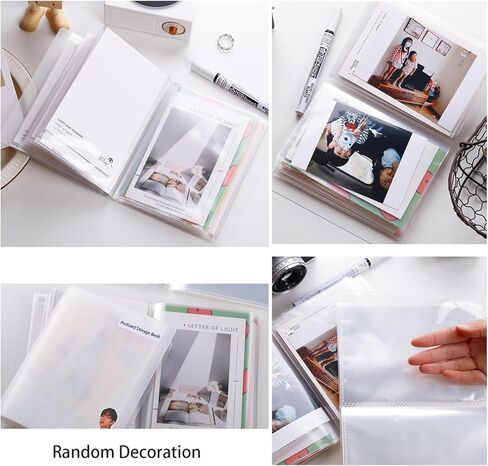 A6 Storage Folder, Sticker Collecting Album Organization Sheets Book Accessories for Labels Storage Planner Stickers Organizers Collector Recipe Cards Back to School Gifts in Saudi Arabia