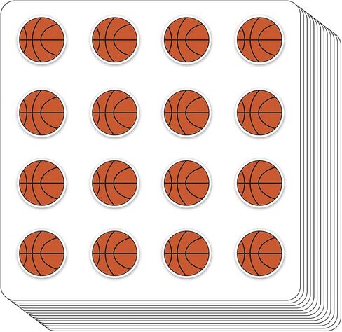 Basketball Ball Sport Planner Stickers, 0.5in Monthly Scrapbooking Kids DIY Arts Crafting 208-Pack in Saudi Arabia