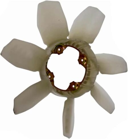 KarParts360 For Toyota Tundra 2005-2014 Radiator Fan Blade | Plastic Cable Material | White | 7 Blade | 18.23 Inches Outside Diameter | Replacement For 163610P380, 163610P381 in Saudi Arabia
