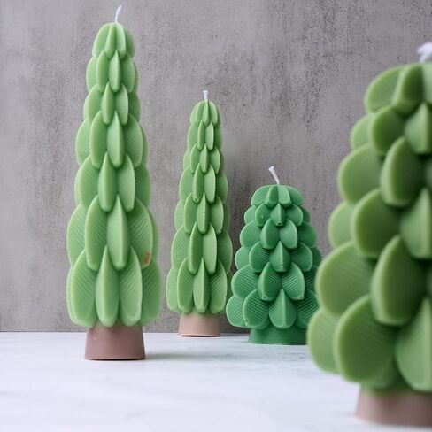 Festive Christmas Tree Shape Silicone Mold Food-Grade for Soap Making & Holiday Baking Projects Making Mold in Saudi Arabia