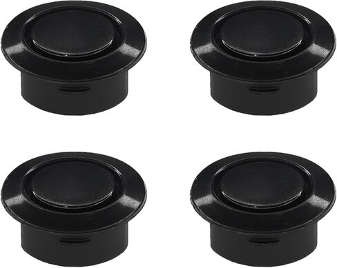 4 PCS Universal Car Rear Bumper Plugs Cover for Parking Sensor Radar Holes, Waterproof Plastic Front Rear Bumper Radar Sensor Hole Protective Cover, Car Accessories for 24-25mm Hole Protection in Saudi Arabia