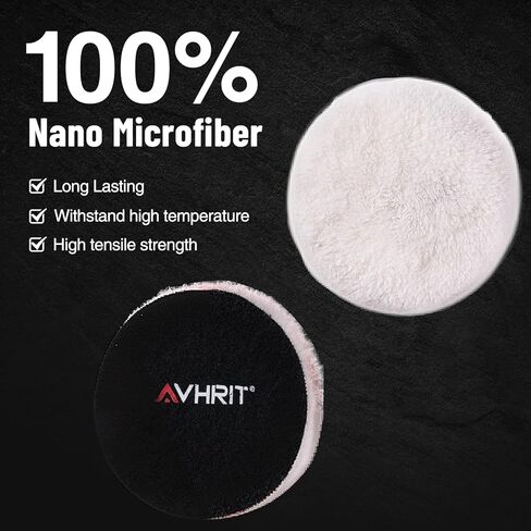7-PCS Car Detailing Polishing Pad Set: Compatible with 6" Backing Plates, Features Dual Action Sponge Buffing Pads, Ideal for Use with Polishers to Perform Detailing, Waxing and Polishing Work in Saudi Arabia