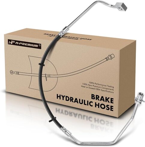 A-Premium Front Driver Brake Hydraulic Hose Compatible with Select Dodge and Chrysler Models - Durango 2004-2009, Aspen 2007-2009 - Replace# 52010491AC in Saudi Arabia