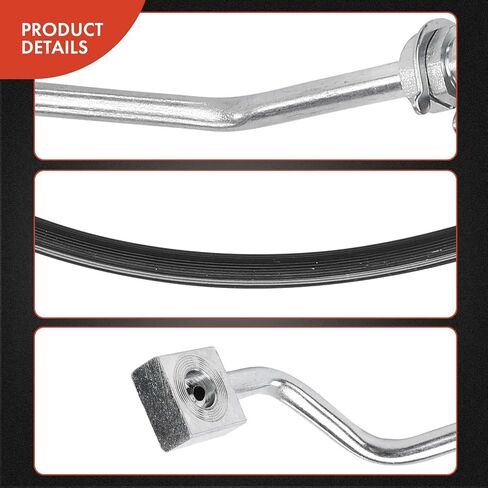 A-Premium Front Driver Brake Hydraulic Hose Compatible with Select Dodge and Chrysler Models - Durango 2004-2009, Aspen 2007-2009 - Replace# 52010491AC in Saudi Arabia