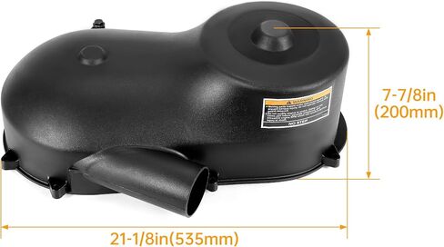 HECASA Outer Clutch Cover Compatible with 2010-2014, 2016-2017 Polaris RANGER/Sportsman/Trail Boss/Blazer/Scrambler Big Boss CREW 6x6 XP 330 400 500 800 Replace for 2633926 in Saudi Arabia