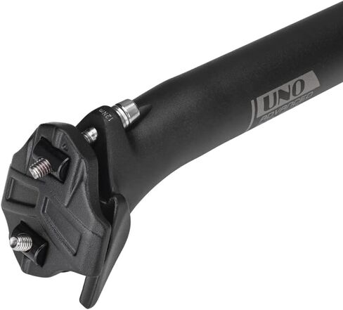 Bike Seatpost FOMTOR 31.6X 350mm Bicycle Seat Post Alumium Seatposts for MTB BMX Mountain Bike Road Bikes （Black） in Saudi Arabia