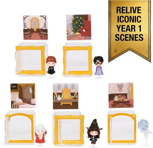 Wizarding World Harry Potter, Micro Magical Moments Hogwarts 5-Pack Mini Figures Gift Set with Display Cases (Amazon Exclusive), Kids Toys for Ages 6+ in Saudi Arabia