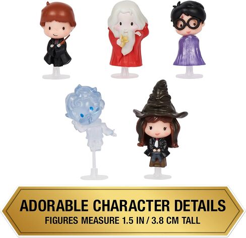 Wizarding World Harry Potter, Micro Magical Moments Hogwarts 5-Pack Mini Figures Gift Set with Display Cases (Amazon Exclusive), Kids Toys for Ages 6+ in Saudi Arabia