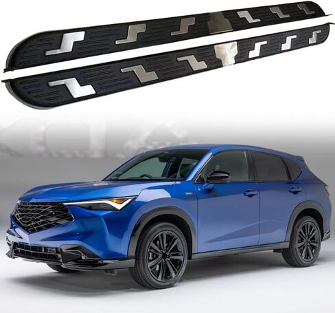 2Pcs Black Running Boards Side Steps Nerf Bars - Exact Fit for Acura ADX 2025 Heavy Duty Pedal for SUV in Saudi Arabia