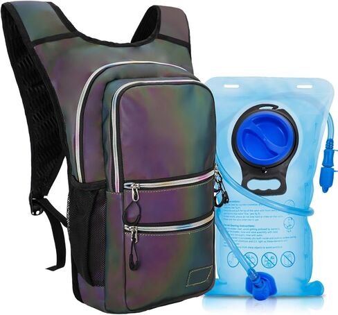 حزمة ترطيب CITCAR، حقيبة ظهر مائية مع مثانة ترطيب 3 لتر عازلة خفيفة الوزن، أساسيات المهرجان، حقيبة ظهر مرطبة، حقيبة ظهر هيدروباك للهذيان، المشي لمسافات طويلة، ركوب الدراجات، الجري، معدات المهرجانات in Kuwait