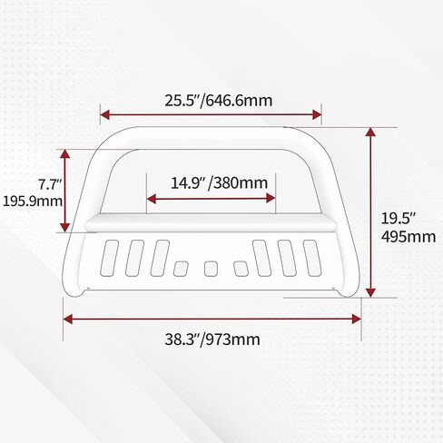 YITAMOTOR Bull Bar Compatible for 2007-2021 Toyota Tundra/2008-2022 Sequoia w/LED Light Bar, 3" Stainless Steel Black Tubing Brush Push Bar Front Bumper Grille Guard Include Skid Plate in Kuwait