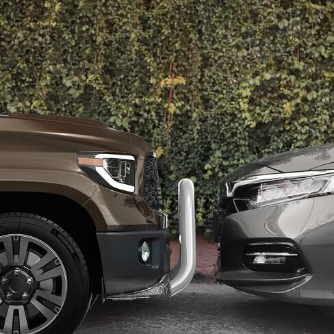 YITAMOTOR Bull Bar Compatible for 2007-2021 Toyota Tundra/2008-2022 Sequoia w/LED Light Bar, 3" Stainless Steel Black Tubing Brush Push Bar Front Bumper Grille Guard Include Skid Plate in Kuwait