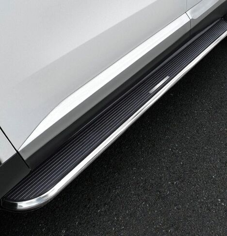 قطعتان من ألواح الجري السوداء ذات الدرجات الجانبية وقضبان Nerf - مناسبة تمامًا لدواسة Acura ADX 2025 شديدة التحمل لسيارات الدفع الرباعي in Saudi Arabia