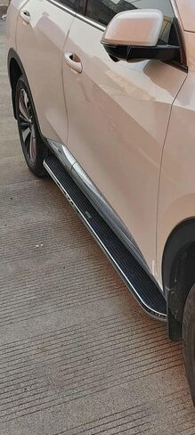 قطعتان من ألواح الجري السوداء ذات الدرجات الجانبية وقضبان Nerf - مناسبة تمامًا لدواسة Acura ADX 2025 شديدة التحمل لسيارات الدفع الرباعي in Saudi Arabia