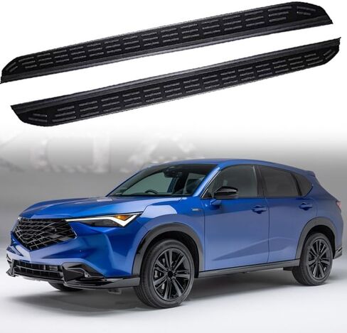 2Pcs Black Running Boards Side Steps Nerf Bars - Exact Fit for Acura ADX 2025 Heavy Duty Pedal for SUV in Saudi Arabia
