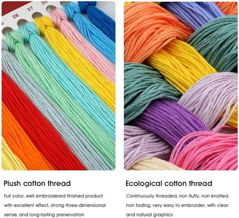 CROSSDECOR Stamped Cross Stitch Kits for Adults HD Printed Cross-Stitch Supplies 14CT 2 Strands Needlepoint Kits for Beginners DIY Embroidery Kit Festal Crafts-Porcelain 36×28 cm in Saudi Arabia