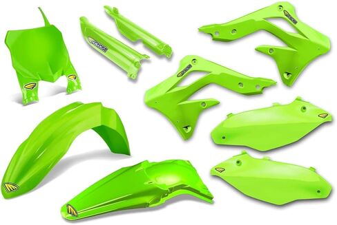 طقم بلاستيك Cycra Powerflow (أخضر) متوافق مع 13-15 KAWASAKI KX450F in Saudi Arabia