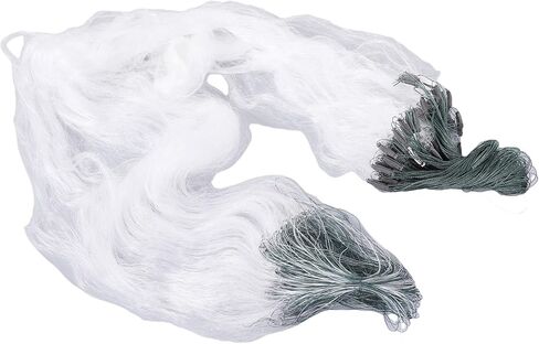 Fishing Net, 50m Length 1.5m Height 3 Layers Heavy Fishing Net with Float Fishing Accessories Handmade Nylon Material Fishing Net (4 Fingers) in Kuwait