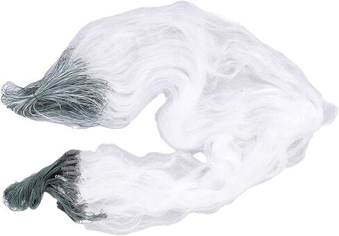 Fishing Net, 50m Length 1.5m Height 3 Layers Heavy Fishing Net with Float Fishing Accessories Handmade Nylon Material Fishing Net (4 Fingers) in Kuwait