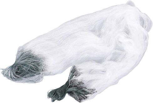 Fishing Net, 50m Length 1.5m Height 3 Layers Heavy Fishing Net with Float Fishing Accessories Handmade Nylon Material Fishing Net (4 Fingers) in Kuwait