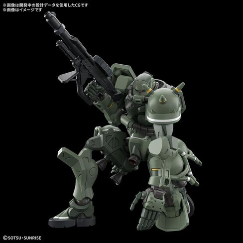 بانداي سبيريتس HG البدلة المتنقلة Gundam GQuuuuuuX Zaku (GQ) بمقياس 1/144 نموذج بلاستيكي مرمز بالألوان in Saudi Arabia