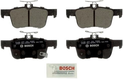 BOSCH BC2102 QuietCast Premium Ceramic Disc Brake Pad Set - Compatible with Select Acura Integra; Honda Accord, Civic, Insight; REAR in Saudi Arabia
