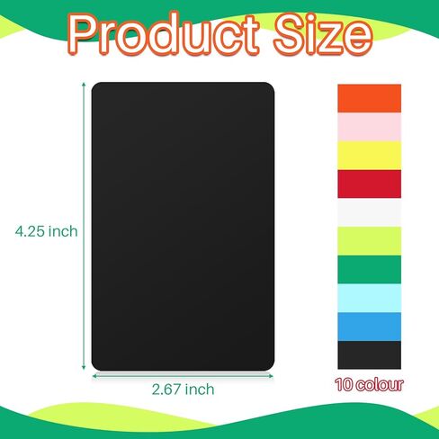Zomiboo 250 Pieces Tall Trading Card Dividers, Plastic Trading Card Page Dividers for Games Sports Baseball, 2.7 x 4.2 Inch (Multicolor) in Saudi Arabia