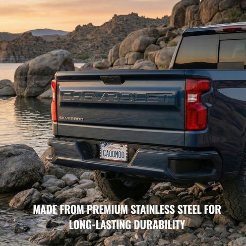 American Flag License Plate Frames for Car, Patriotic USA Stars and Stripes, 2 Pack with Screws and Screw Covers, License Plate Frame Holders, Rustic Style in Kuwait