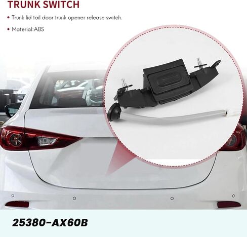 Tailgate Release Switch for Nissan Micra 20022010 Trunk Door Latch Opener Button Car Tailgate Boot Lid Opening Switch 25380AX60B in Saudi Arabia