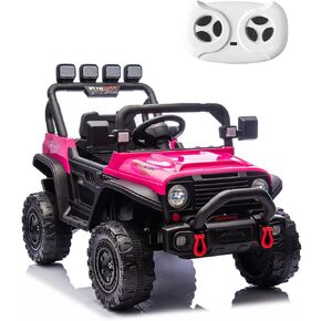 ألعاب ركوب 12 فولت للأطفال الكبار، Carros Eléctricos para Niños، سيارة كهربائية للأطفال لتخزين سرير الشاحنة، لعبة ركوب على الشاحنة للصبيان والبنات من عمر 3 سنوات فما فوق، مقعد عريض، بلوتوث، مشغل موسيقى، أسود in Saudi Arabia