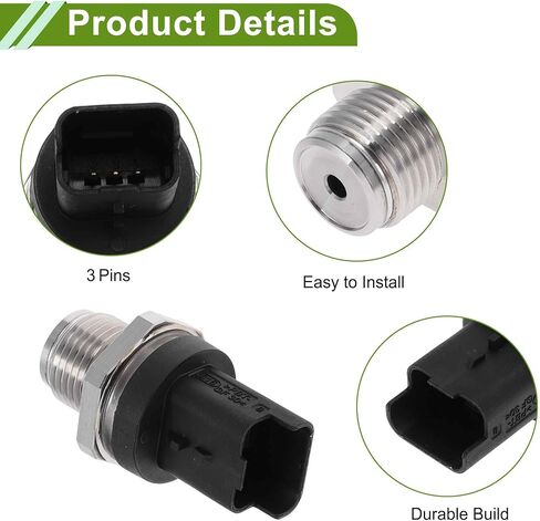 No.0281002919/9654762880/1920LJ Fuel Injection Pressure Sensor for PEUGEOT 4007 2.2 HDi 2007-2013 Fuel Rail Pressure Sensor 1 Pc in Saudi Arabia